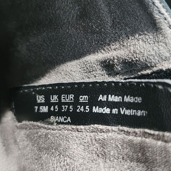 Women's Dr. Scholl's Ankle Boot Bianca Wedge Shoe Size 7 1/2 Outside Zip - Picture 6 of 6